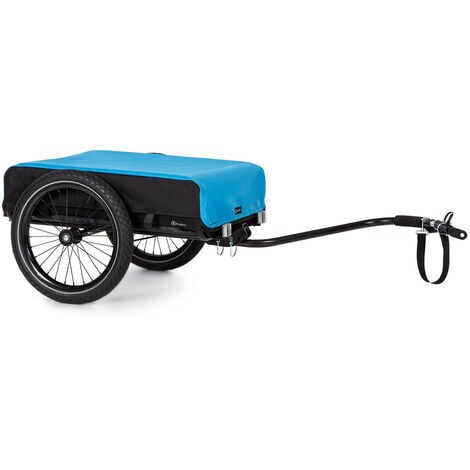 klarfit Companion Remolque de carga de 40kg/50L Remolque de bicicleta Carretilla