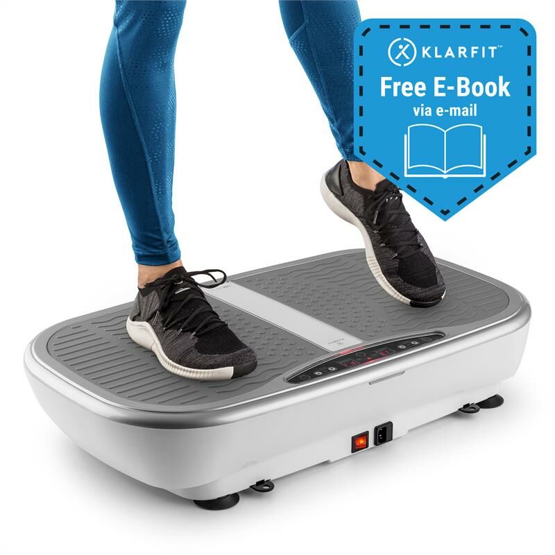 

Vibe 3DX Pro Plataforma vibratoria 2 x 200 W Modo 3D Mando a distancia Blanco - Klarfit