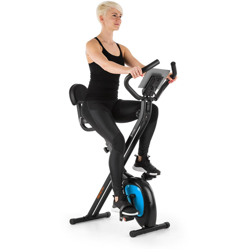 Vélo d'appartement Capital Sports Azura Air - Pliable - Pulsomètre