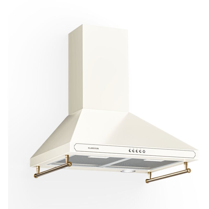 Klarstein - Hotte Victoria 60 cm rétro design 644,5 m³/h 2 lampes led