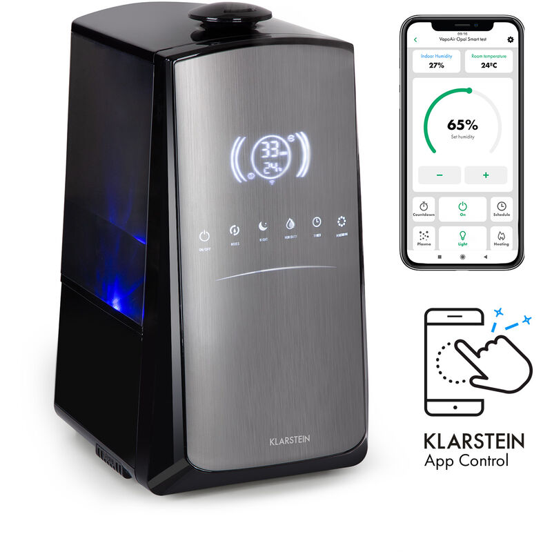 

Klarstein - VapoAir Opal Humidificador Inteligente Control de App Pantalla LED Control Remoto