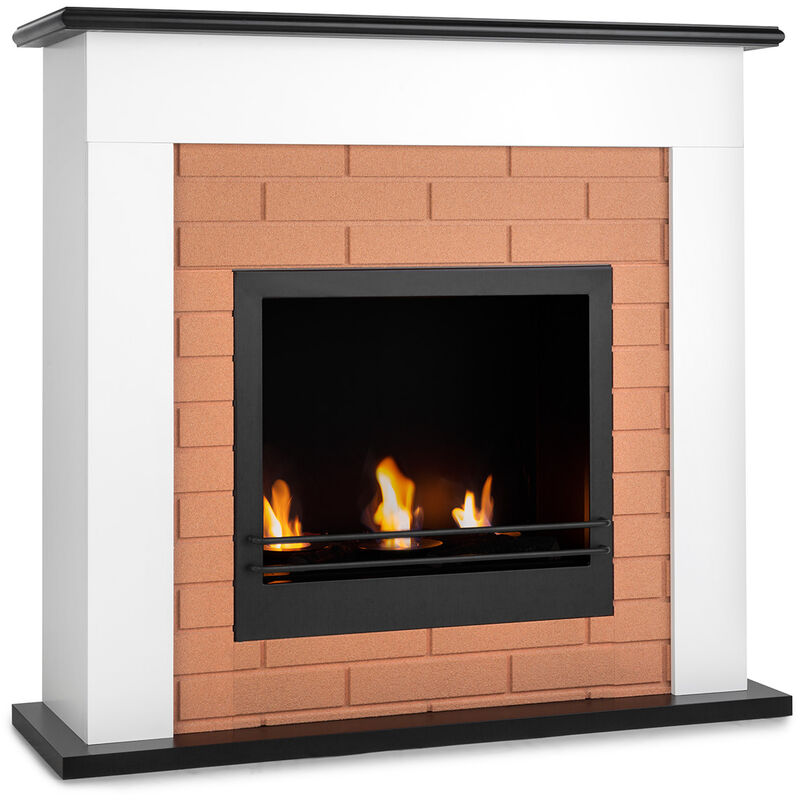 

Phantasma Brickline Chimenea de etanol 3,4 kW Diseño de ladrillo MDF