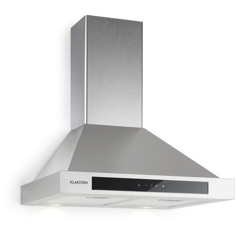 

Klarstein - Zelda Eco 60 Campana extractora 240 W 3 niveles 410 m³/h LED EEK: A+