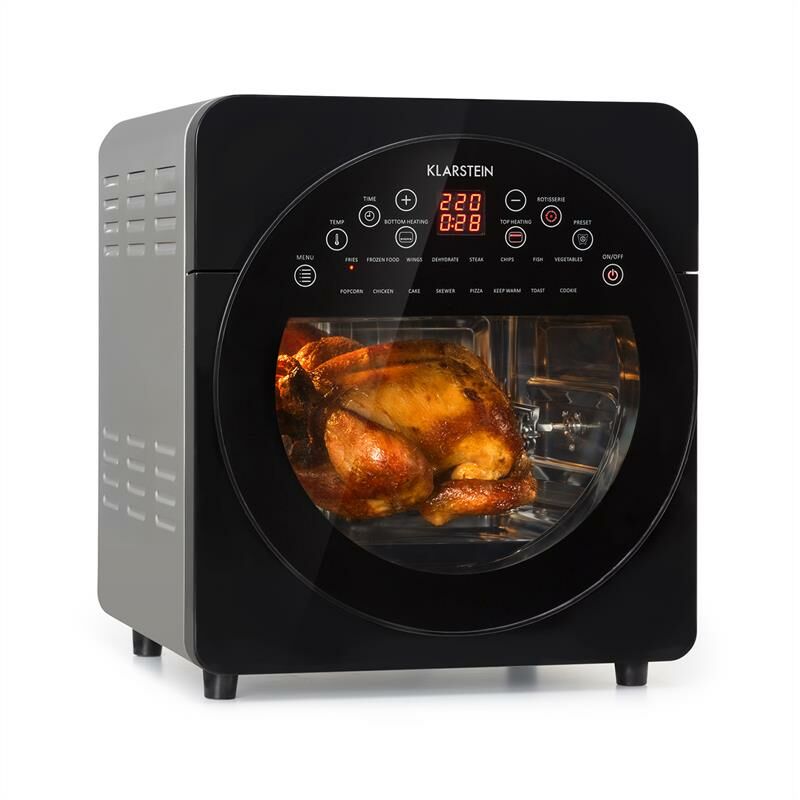 Klarstein - Airfryer Friteuse à air chaud 1700W , 14 litres , 16 programmes , Friteuse électrique, Thermostat réglable , Friteuse sans huile,