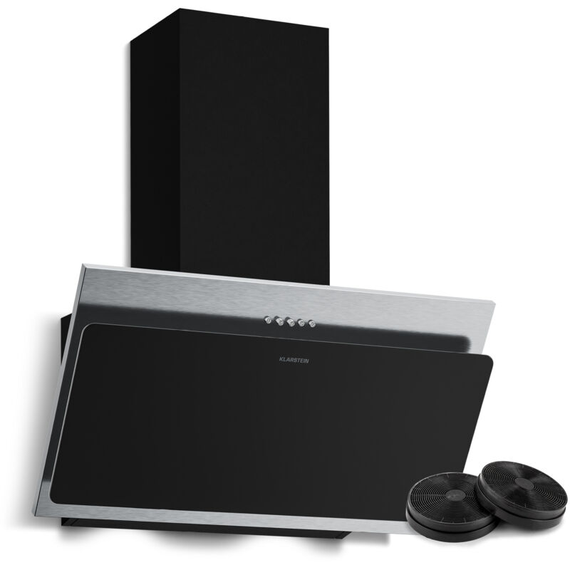 Klarstein Alessia Hotte Aspirante 60 cm - Hotte Décorative Inclinée,