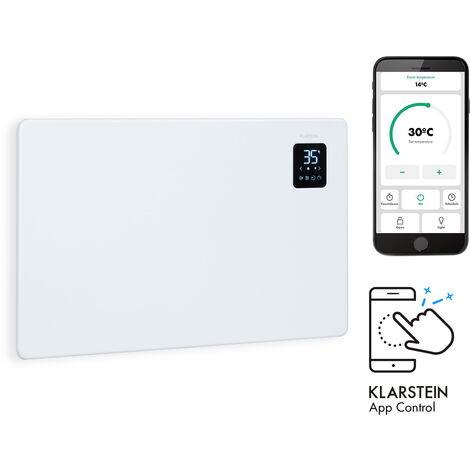 Klarstein Bansin Smart 1500, Termoconvettore, Controllo con App, 1500W