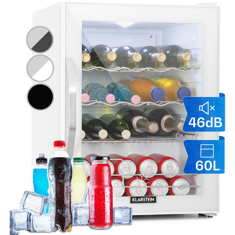 

Nevera Beersafe XL Quartz, 60 litros, 4 estantes, puerta de cristal panorámica