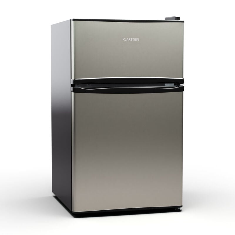 Klarstein - Big Daddy Cool - Frigo réfrigérateur, réfrigérateur combiné, Compartiment bouteilles, Bac légumes, Eclairage intérieur, Look moderne,