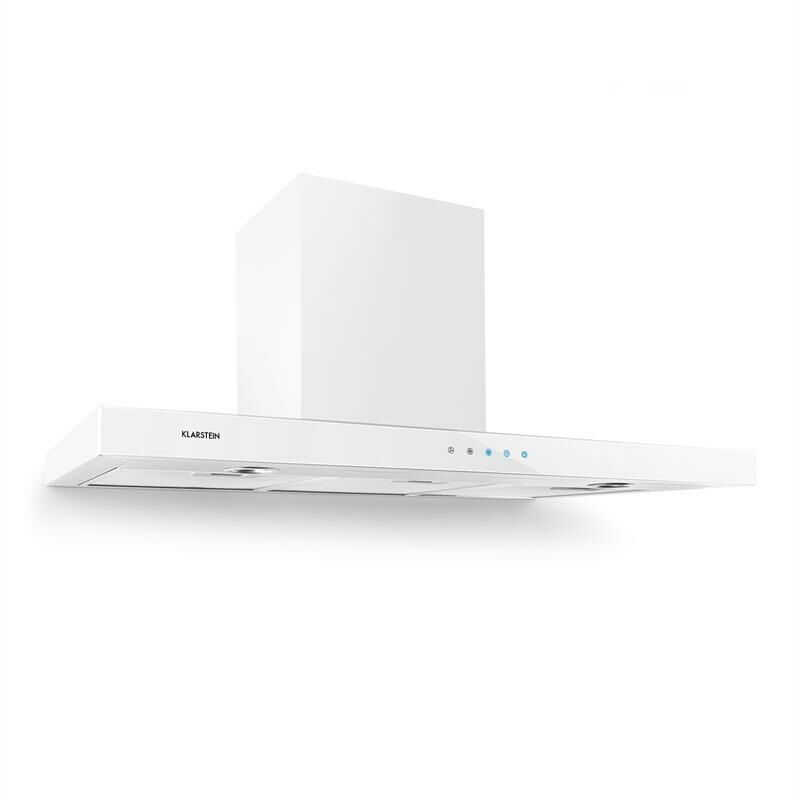 

Bon Vivant Blanc Campana extractora 90cm 630,5m³/h Vidrio Acero