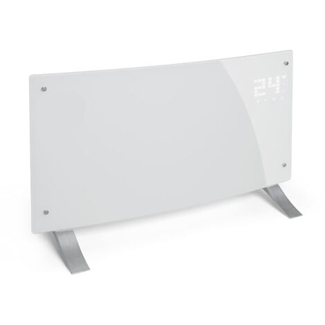 klarstein Bornholm Curved Radiateur à convection 1000W 2000W - blanc