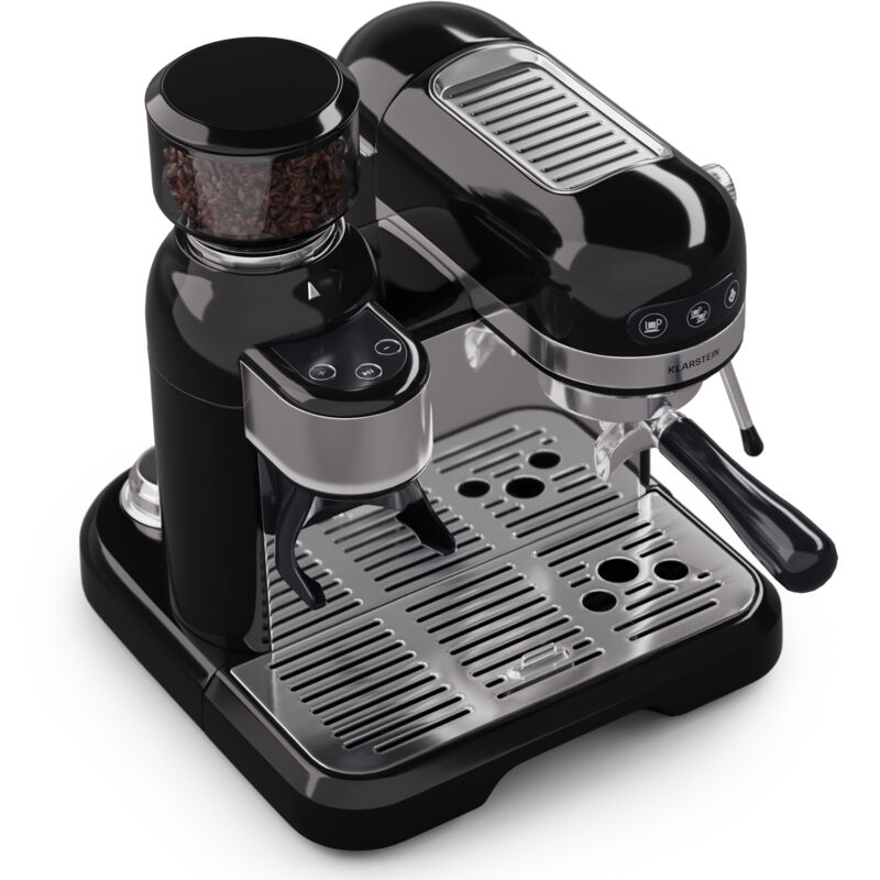 Cafeti&egrave;re - KLARSTEIN - Machine &agrave; Expresso - 20 Bar - 1550W - 1.4L avec Moulin Int&eacute;gr&eacute;