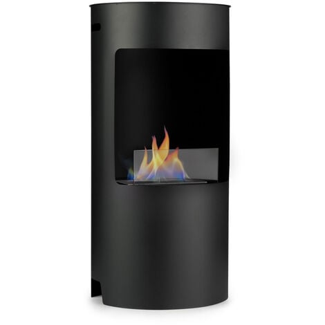 Klarstein Cheminee Bioetanol, Cheminée Bioéthanol pour l'Intérieur et l'Exterieur, Cheminée au Bioéthanol avec une Durée de Combustion de 3,5 Heures, Inodore et Sans Fumée, Cheminee Ethanol Portable