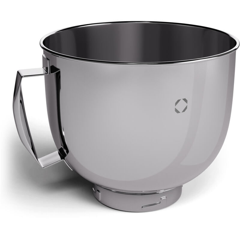 Klarstein - Chiara bol du robot hachoir – bol en acier inoxydable 5 l, poignée ergonomique, compatible lave-vaisselle, compatible avec le robot Chiara