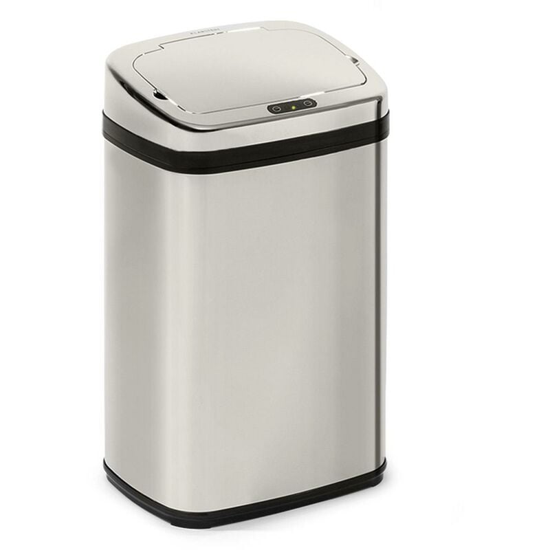 Klarstein - Cleansmann 30 Poubelle 30 litres avec capteur - Couvercle abs chromé