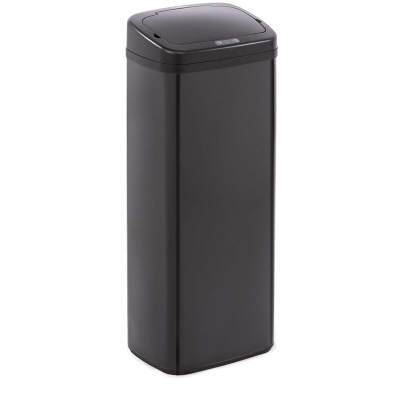 Klarstein - Cleanton 50 Poubelle 50 litres avec capteur - Couvercle abs noir