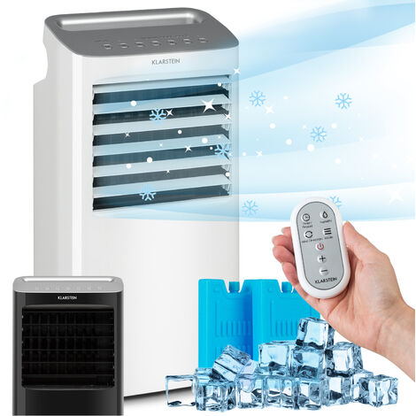 Klarstein Coldplayer Climatizador evaporativo 4 en 1 68W 384m³/h 4 velocidades de ventilación Blanco