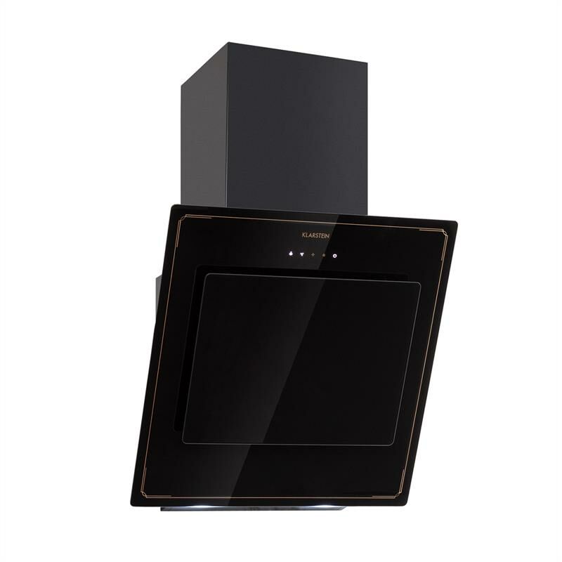 Klarstein - DeLorean 60 Hotte aspirante 60cm 625m³/h classe C design rétro noir