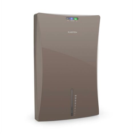Klarstein – Déshumidificateur 0,7 l/j avec hygromètre intégré – Pilotage WiFi – Protection contre moisissures – Pour espaces confinés – 70 W – gris