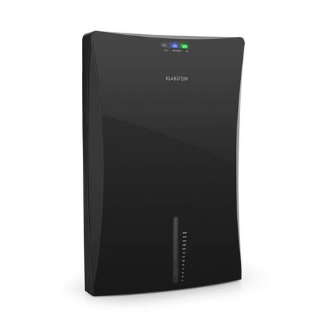 Klarstein – Déshumidificateur 0,7 l/j – Hygromètre intégré – Arrêt automatique – Connexion WiFi – Pour cave, garage, salle de bain – 70 W noir