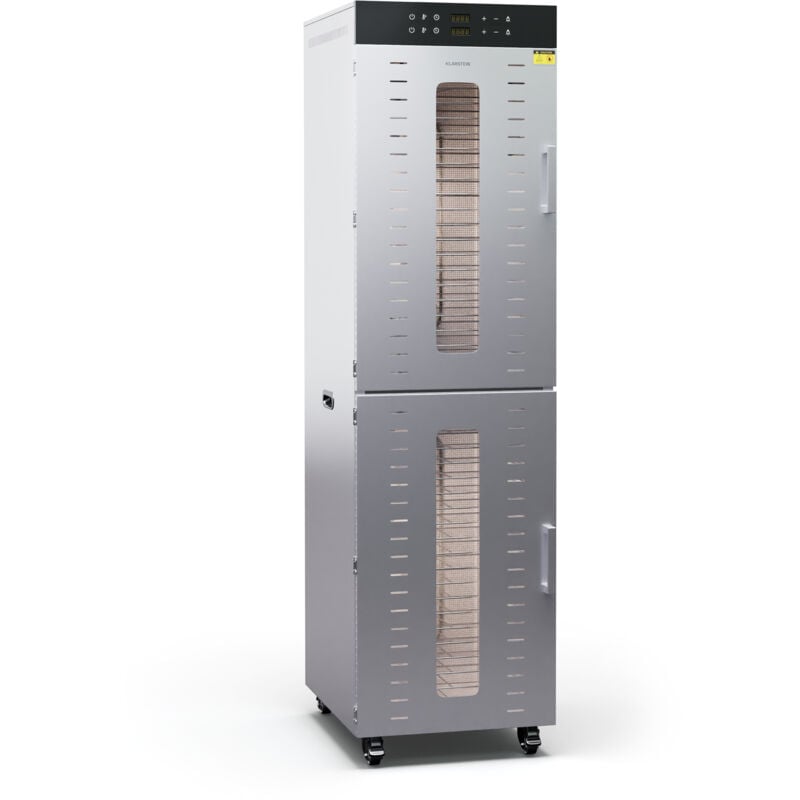 Déshydrateur Alimentaire – 4000W Professionnel, 40 Plateaux Inox, 30-90°C, Minuterie 24h, 6 Ventilateurs, 2 Chambres Séparées, 50-55 dB, Fruits &