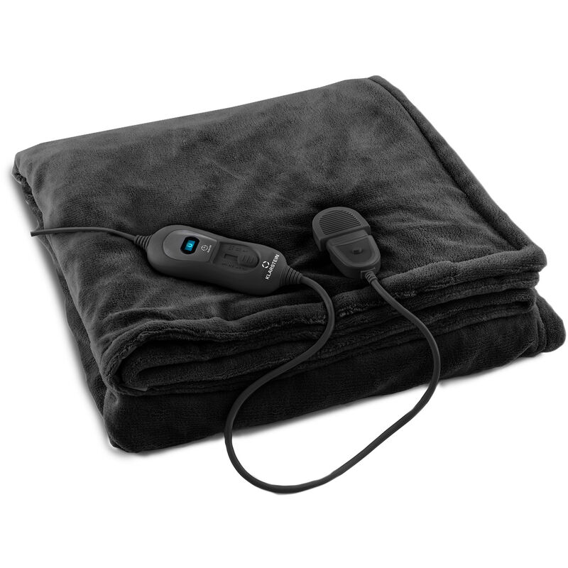 Klarstein - Dr. Watson xl Couverture électrique 120 w 3 niveaux de température Panneau de commande 180 x 130 cm