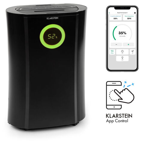 Klarstein DryFy Connect Dehumidifier WiFi Compression 20l / d 20sqm 370W Black