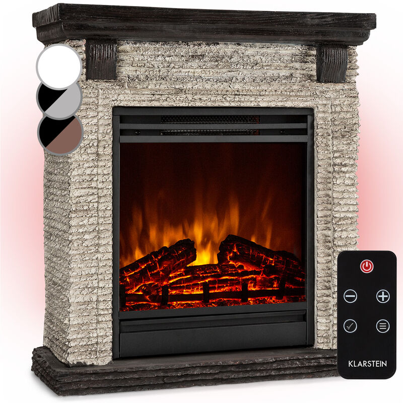 

Chimenea eléctrica Etna 1800W con temporizador semanal y mando a distancia LED