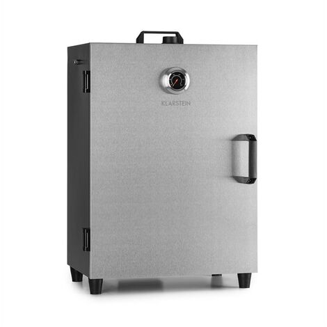 Klarstein Flintstone Steel Fumoir électrique 1600W thermomètre intégré inox