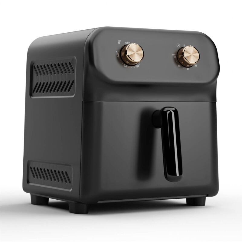 Klarstein - Friteuse Friteuse Air Fryer, Friteuse Sans Huile, Friteuse à Air Chaud de 1700W, Airfryer xxl de 5.8L, Commandes Faciles, Minuterie,