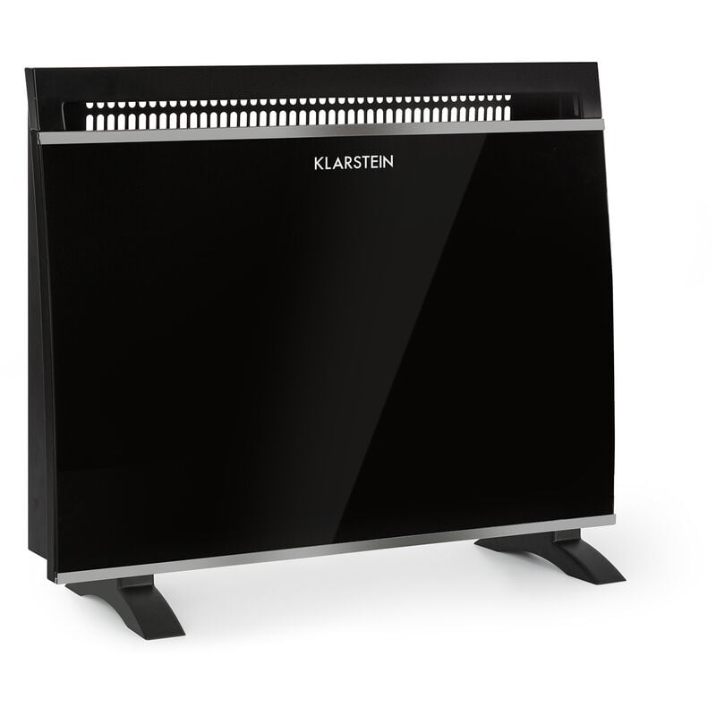

Klarstein - Gotland Convector de vidrio 600, 900 y 1500W Aparato de suelo Negro