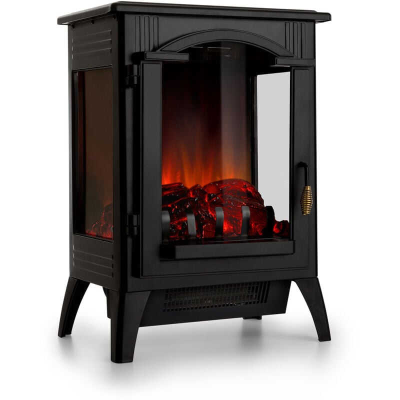 

Graz Chimenea eléctrica 1000/ 2000 W Termostato PanoramaView Negro