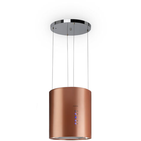 Klarstein Hanging Island Kitchen Cooker Hood, Island Cooker Hoods, Extractor Fan for Kitchens, Carbon Cooker Hood Filter, 5583m³/h Airflow Cooker Hoods, Chandelier Design Extractor Fan Kitchen Hood