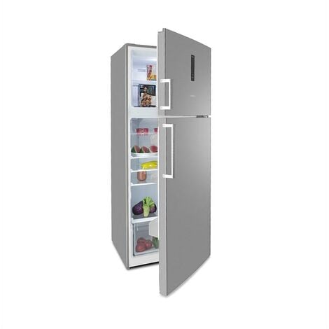 Klarstein Height Cool XXL Nevera/congelador 330 L/95 L A+ LED Touch Acero inoxidable