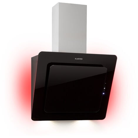 Klarstein Helena 60 Hotte murale aspirante 60cm 595 m³/h - Ecran LED - Noir