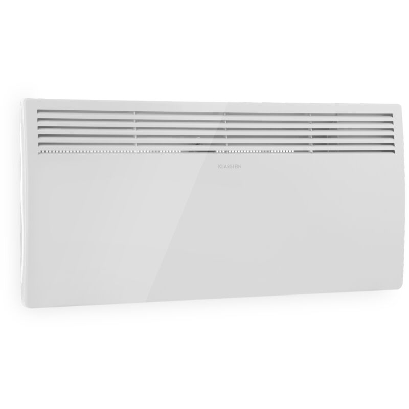 Klarstein – Radiateur électrique à faible consommation 2000W – Thermostat intégré – Détection fenêtres ouvertes – Chauffage d'appoint mobile jusqu'à 40 m²
