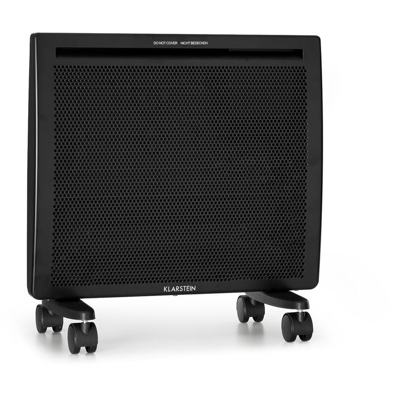 

Klarstein - Hot Spot Slimcurve Double Wave Radiador 1000W Temporizador semanal Negro