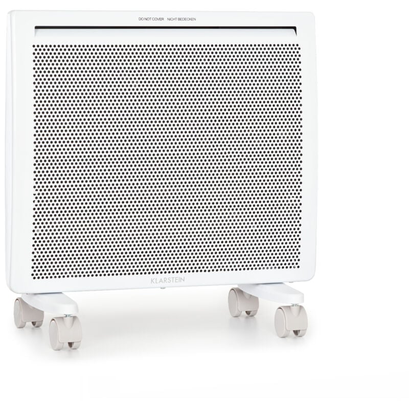 Klarstein - Radiateur Electrique à Faible Consommation d'Energie, 1000W Chauffage Electrique Infrarouge avec Thermostat, Détection Fenêtres Ouvertes,