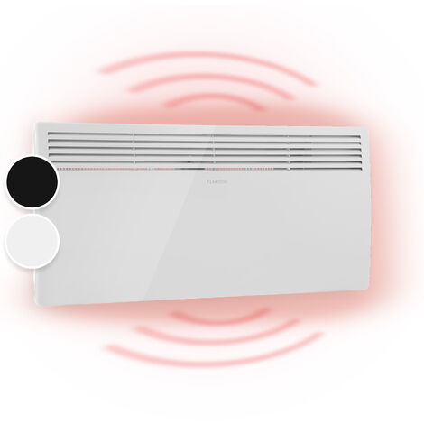Klarstein Hot Spot Slimcurve Stufa 80x40cm 40m² 2000W 5-40°C LED IP24 bianco