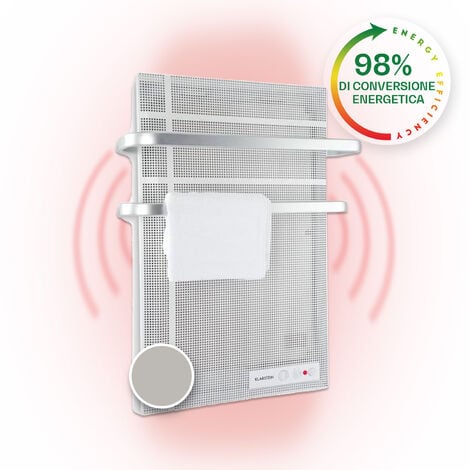 Scaldasalviette Zimmerheld Heat Basic colore: bianco attacco centrale dimensioni: 30 x 80 cm