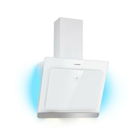 Klarstein – Hotte aspirante 60cm 550 m³/h – Écran LED – Classe A – Niveau sonore 60 dB – Design élégant pour cuisine moderne