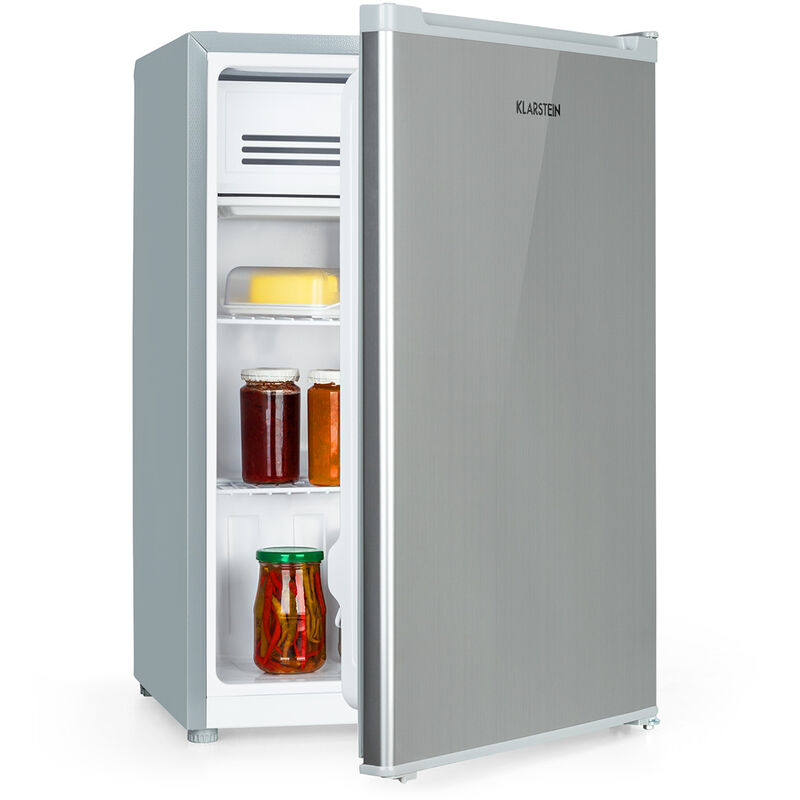 Klarstein - Mini Frigo de Chambre de 75L pour Snacks et Boissons, Petit Frigo Top Silencieux, Mini Bar, Petit Réfrigérateur Camping, Mini Frigo