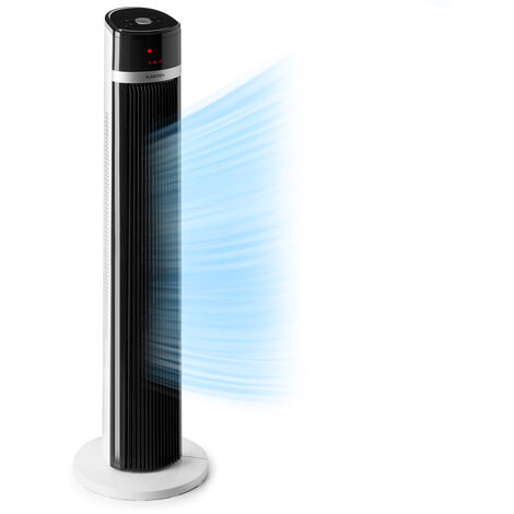 Klarstein IceTower ventilateur sur pied 36 watts minuterie 3 modes télécommande blanc