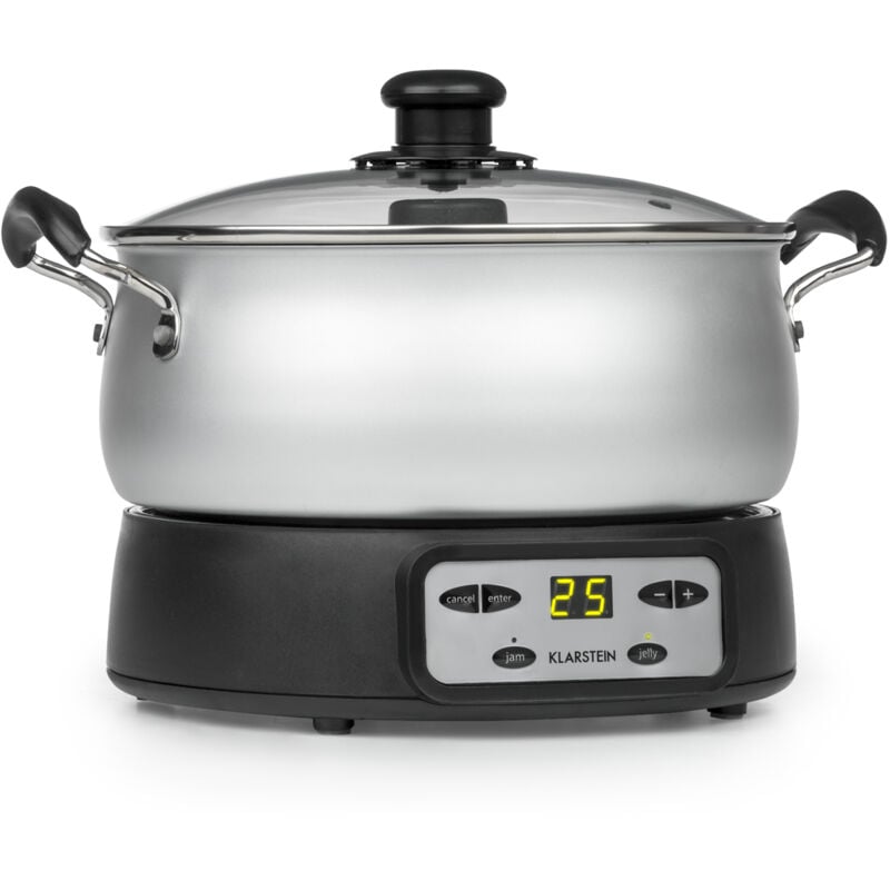 Klarstein - Jam Session Confiturier électrique 3 litres 1000W - 2 programmes pour fabrication confiture & gelée maison