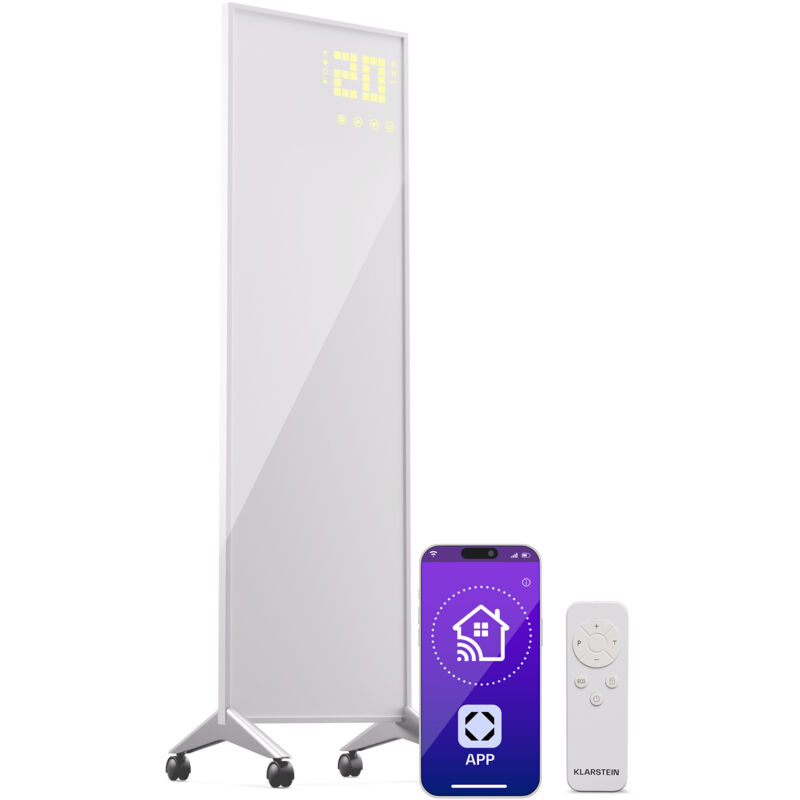 Wonderwall Smart Bornholm Infrarotheizung 30x100cm App 400W 400 W Weiß