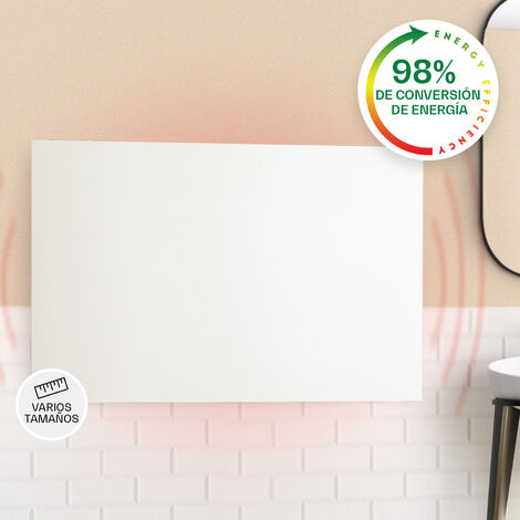 Klarstein Klarstein Wonderwall Air Infinite Panel calefactor infrarrojo 90x60cm 580W Pared Mando a distancia Blanco