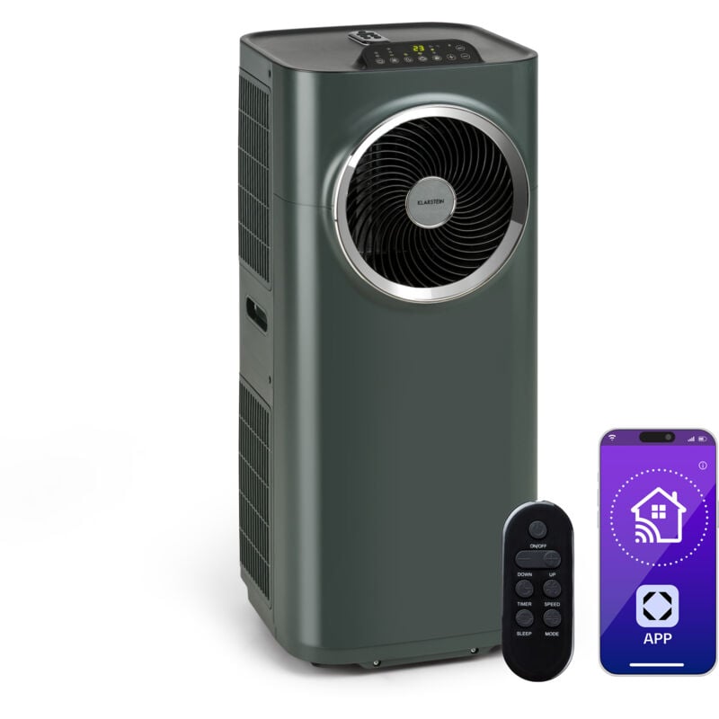 Climatiseur mobile KLARSTEIN Silencieux 10K BTU Anthracite A