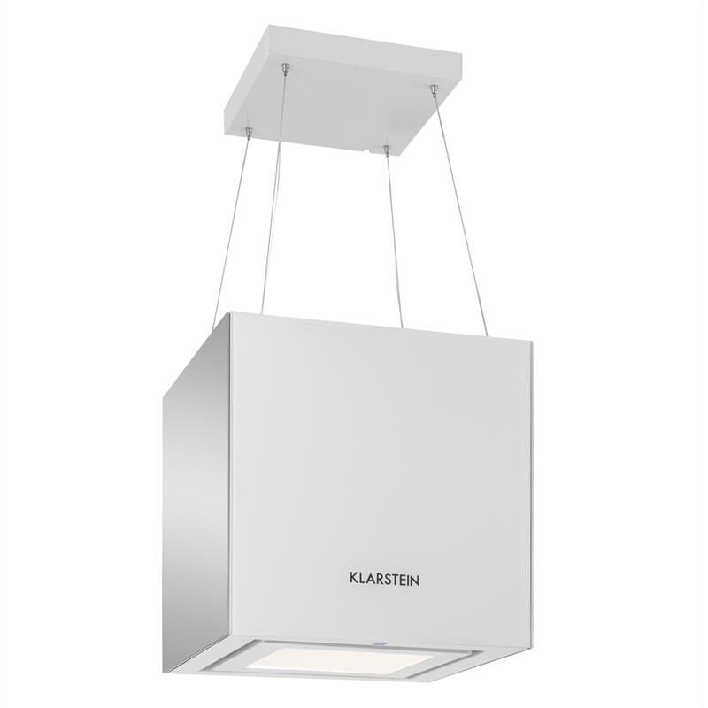 

Kronleuchter Campana extractora Campana de techo LED Vidrio espejada blanca