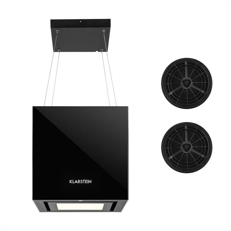 

Kronleuchter Campana extractora Set de circulación de aire Filtro de carbón activo Negro