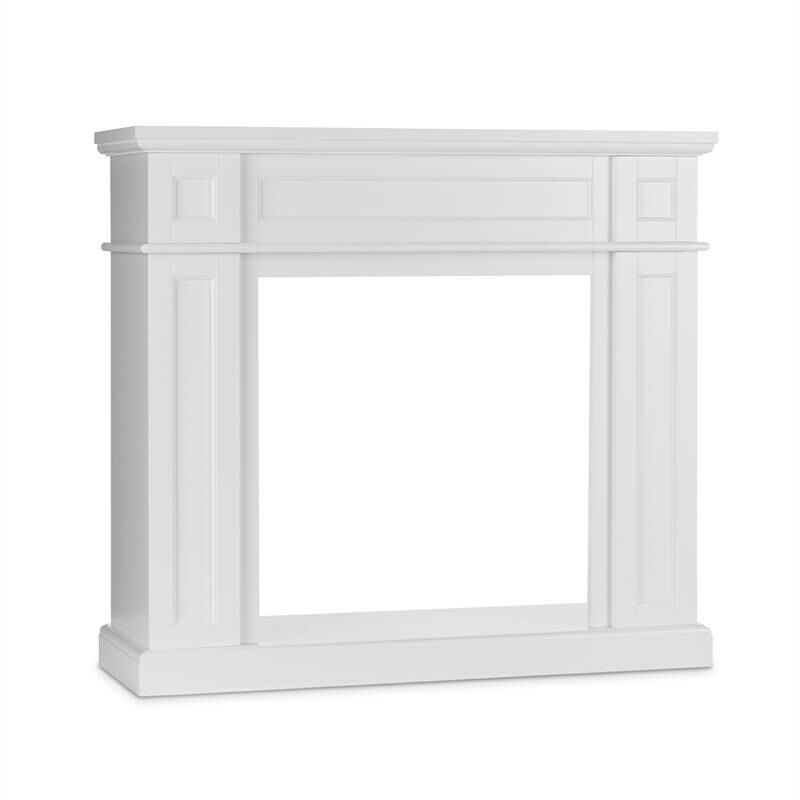 

Lausanne Frame Estructura de chimenea Hogar MDF diseño clásico blanco