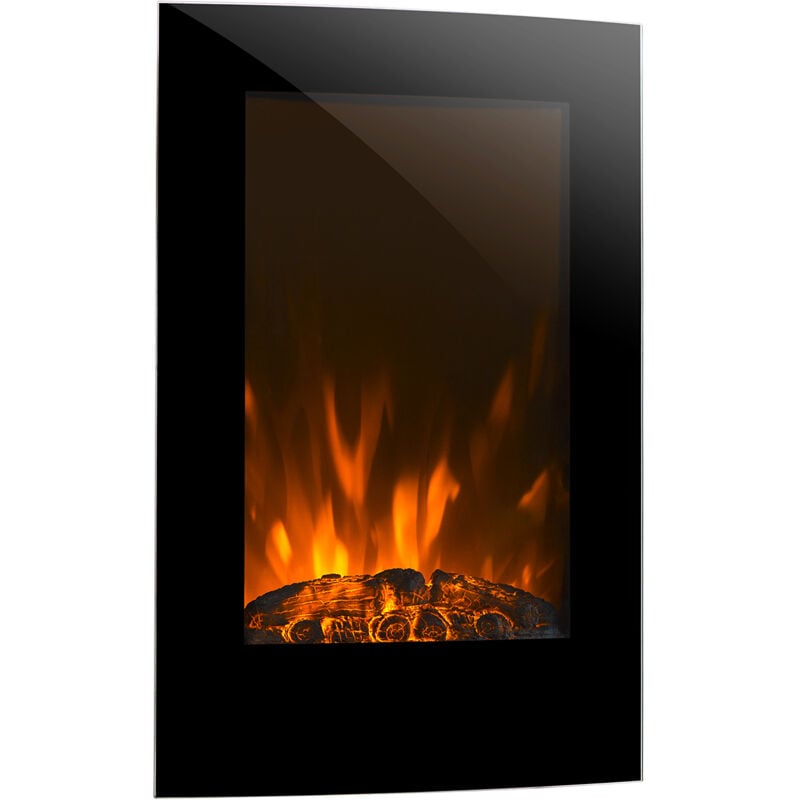 

Chimenea eléctrica Lausanne Vertical de 1000 o 2000 vatios cristal mando a distancia atenuador
